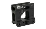 UNITY FAST MICRO BLK, black angled side view with open frame, controls and mounting bolts