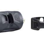 UNITY GASCAP LNK USB-C/SF SCT BLK black gas cap and link components, angled views