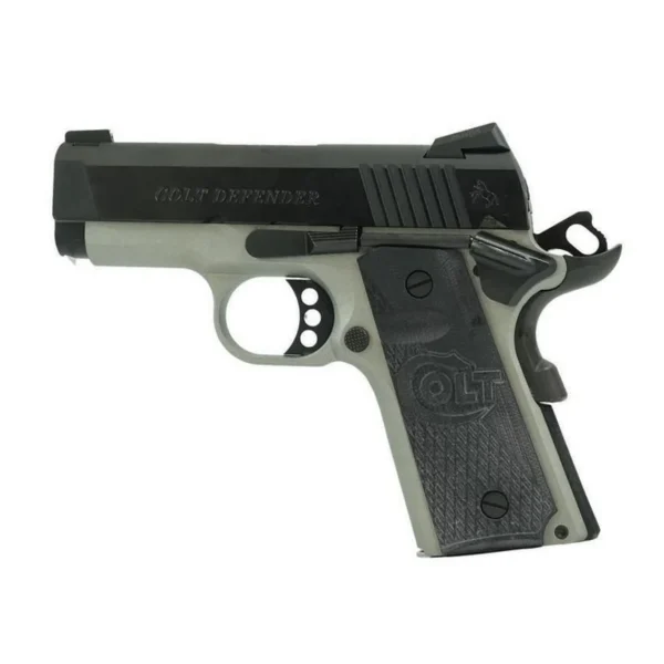 Colt Manufacturing Colt Defender Handgun .45 Auto 7rd Magazine 3" Barrel Cerakote/Blued Finish