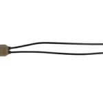 UNITY AXON SURFRE/CRANE LSR FDE switch with black cable and angled connector, top view