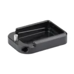 Taran Tactical Innovation TTI BP FITS 2011 9/38 4MM +2 BLACK, black base pad, angled top view