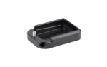 Taran Tactical Innovation TTI BP FITS 2011 9/38 4MM +2 BLACK, black base pad, angled top view