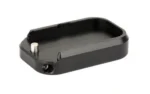 Taran Tactical Innovation TTI CARRY BP FOR GLK 9/40 +0 BLK, black base pad with silver pin