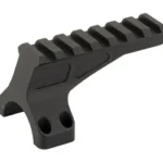 UNITY Diving Board for REKE 30mm, black angled view with top rail and mounting holes