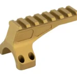 UNITY Diving Board for REKE 30mm, FDE angled view with top rail and mounting holes