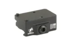American Defense Mfg. AM DEF RMR LW QD MOUNT LOW RH black low mount, angled right-side view