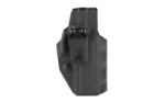 Crucial IWB FN 509/510/545 ambi black holster, rear view with belt clip and screws