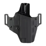 CRUCIAL OWB FOR SIG P220/P226/P229 black holster, front view with dual belt loops