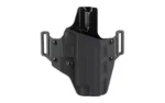 CRUCIAL OWB FOR SIG P220/P226/P229 black holster, front view with dual belt loops