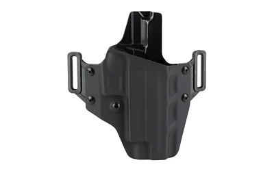 CRUCIAL OWB FOR SIG P220/P226/P229 black holster, front view with dual belt loops