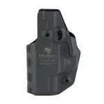 CRUCIAL IWB FOR RUGER MAX-9 AMBI BLK black holster, rear view with mounting holes