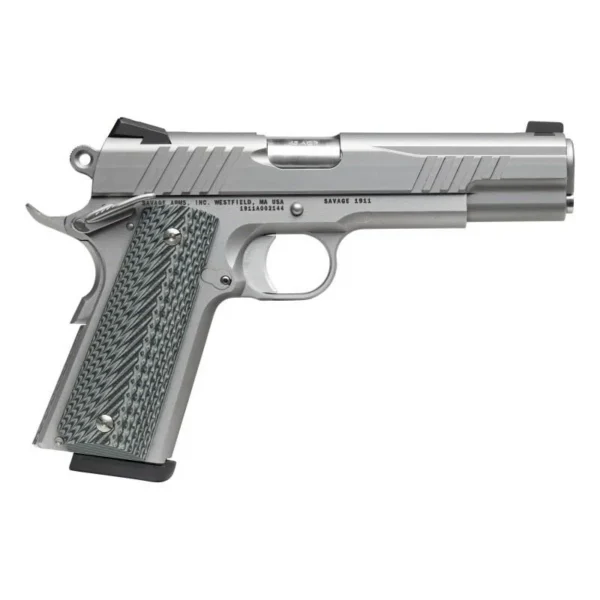 Savage Arms Savage 1911 Gov't Style Handgun 9mm Luger 10rd Magazines (2) 5" Barrel Stainless Steel