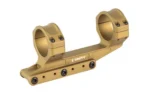 UNITY REKE Scope Mount 35mm FDE, angled left-side view with two rings