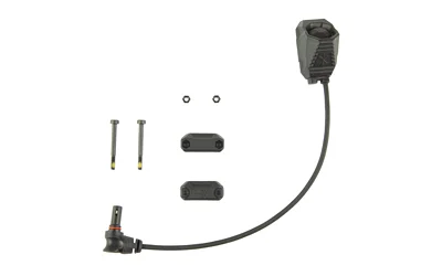 UNITY AXON SL STREAMLIGHT black switch and long cable with mounting hardware, top view