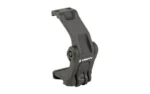 UNITY FAST FTC Magnifier Holosun, black flip-to-center mount in side view with pivot hardware