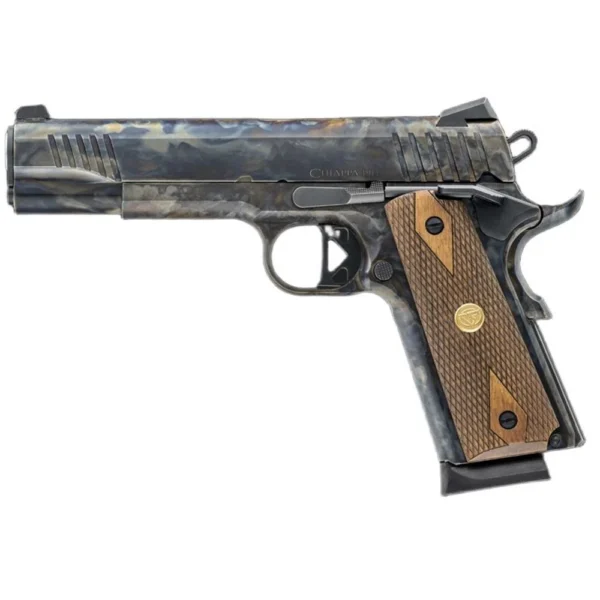 Chiappa Firearms USA Ltd Chiappa 1911 Superior OR Handgun .45 ACP 8rd Magazine 5" Barrel Case Hardened with Walnut Grips