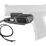 RAVEN VANGUARD 2 SIG P365 BLK ADV black trigger guard holster with tether on pistol outline