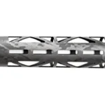 Battle Arms Development BAD CRBN FIBER M-LOK HNDGRD black handguard, side view with vented slots