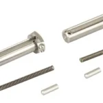 Battle Arms Development BAD ENHANCED PIN SET TITANIUM, two silver pins with springs and detents