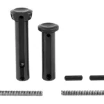 Battle Arms Development BAD ENHANCED PIN SET black pins with detents and springs laid out