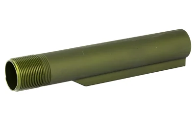 Battle Arms Development BAD 6 POS MILSPEC BFFR TUBE ODG olive drab tube, side view with threaded end