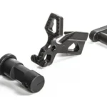 Battle Arms Development BAD ENHANCED LPK MOD3 black lower parts kit components arranged together
