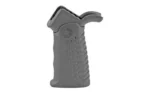 Battle Arms Development BAD Adjustable Tactical Grip, black side view with textured finger grooves