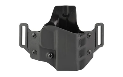 primary-14592 CRUCIAL COVERT OWB FOR HK CC9 BLK black molded holster, front view with two belt loops