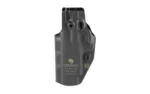 CRUCIAL CVRT IWB SIG 365 FUSE AMBI black molded holster, front view with two upper screws