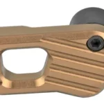 Battle Arms Development BAD EMMR MAG RELEASE LARGE FDE, front view with ridged face