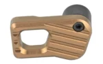 Battle Arms Development BAD EMMR MAG RELEASE LARGE FDE, front view with ridged face