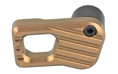 Battle Arms Development BAD EMMR MAG RELEASE LARGE FDE, front view with ridged face