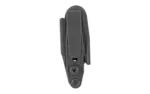 RAVEN VANGUARD 2 FOR GLK 17/19 BLK black holster, front view with belt clip and snap