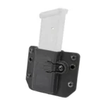 RAVEN COPIA DBL PSTL MAG CARIER STND black double carrier with translucent magazine