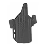 RAVEN PERUN FOR GEN 5 G17/G19 TLR1HL black holster, front view with side mounting loops