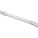 WILSON BBL 556NATO RCN 16 STS FLTD, silver angled view with fluted barrel and chamber end