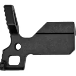 Battle Arms Development BAD .308 ENHANCED BOLT CATCH, black side view with textured paddle