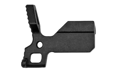 Battle Arms Development BAD .308 ENHANCED BOLT CATCH, black side view with textured paddle