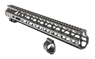 Battle Arms Development BAD WRKHS 15" RAIL .750 GBLOCK COMBO black vented rail and gas block