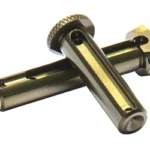 Battle Arms Development BAD Enhanced Takedown Pivot Pin Set ODG, angled view of two metal pins