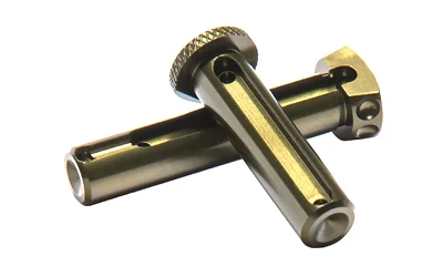 Battle Arms Development BAD Enhanced Takedown Pivot Pin Set ODG, angled view of two metal pins
