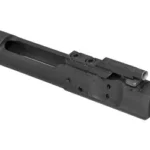 CMMG BCG AR15 6.5GRN/6MM ARC black angled side view with cylindrical carrier and exposed bolt