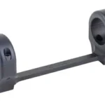 DNZ GM RPR X BOLT 2 LA MED 1 IN BLK, black one-piece scope mount with two rings