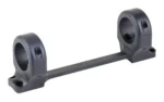DNZ GM RPR X BOLT 2 LA MED 1 IN BLK, black one-piece scope mount with two rings