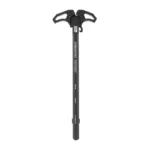 ARMASPEC VCTRY compact charging handle, black, top view with dual extended latches