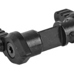 ARMASPEC SFT45/90 Ambi Safe/Sele, black angled view with two ribbed selector levers