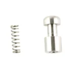 ARMASPEC PLNGR W/RDCD SPRING FOR GLK, silver plunger and coil spring side by side