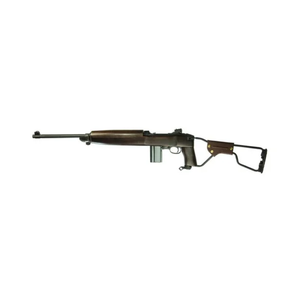 MKS Supply Inland Manufacturing M1A1 Paratrooper Carbine, side view with wood folding stock