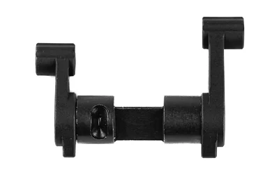 ARMASPEC FULCRUM45/90 AMBI SLCTR BLK black selector assembly with levers on both ends, front view
