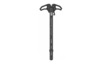 ARMASPEC VICTORY charging handle, black top view with wide curved dual latches